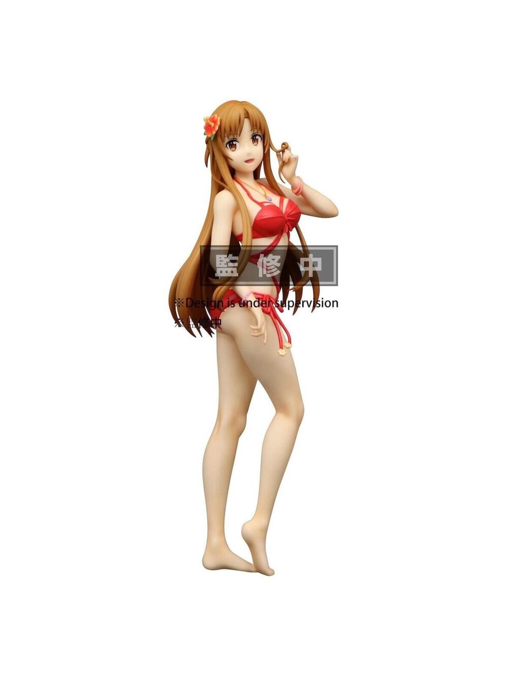 SEGA Sword Art Online Asuna Bikini Figure Red Swimsuit US Seller